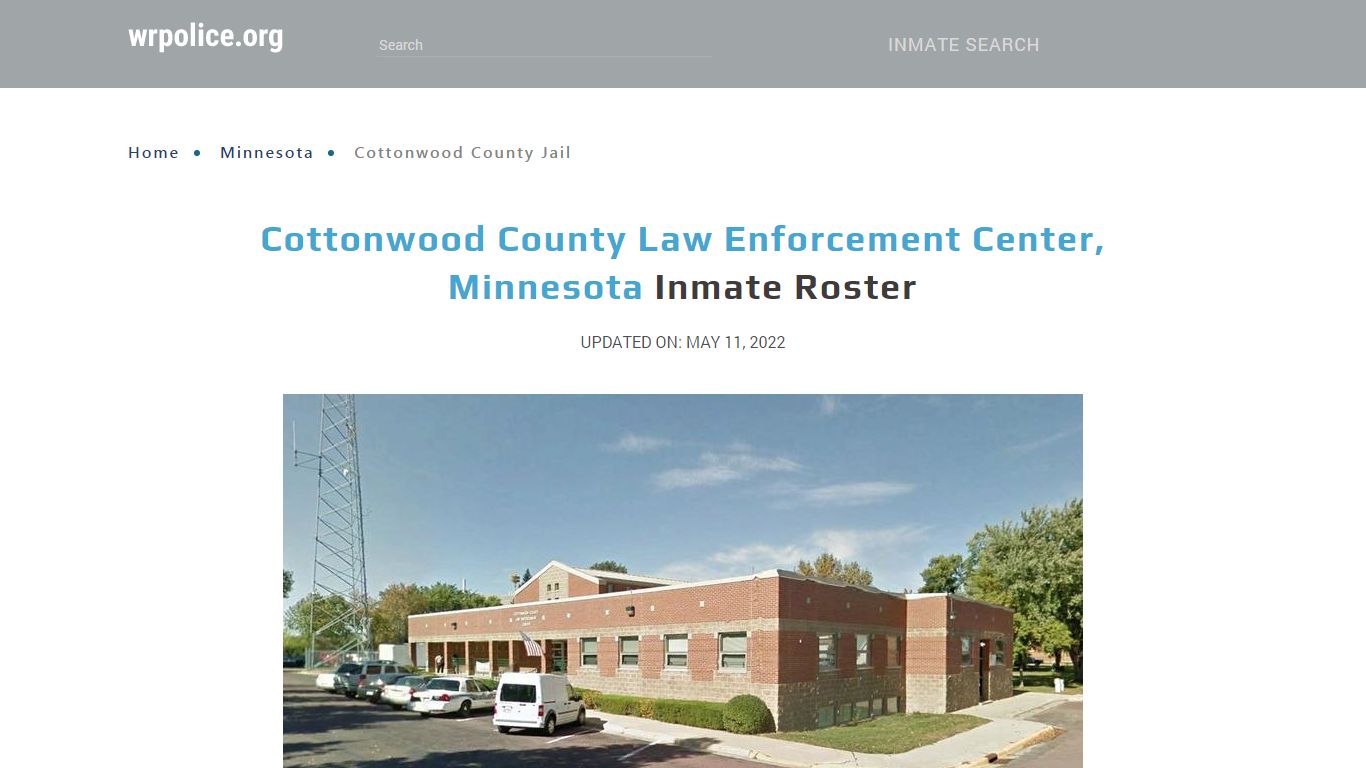 Cottonwood County Jail - wrpolice.org